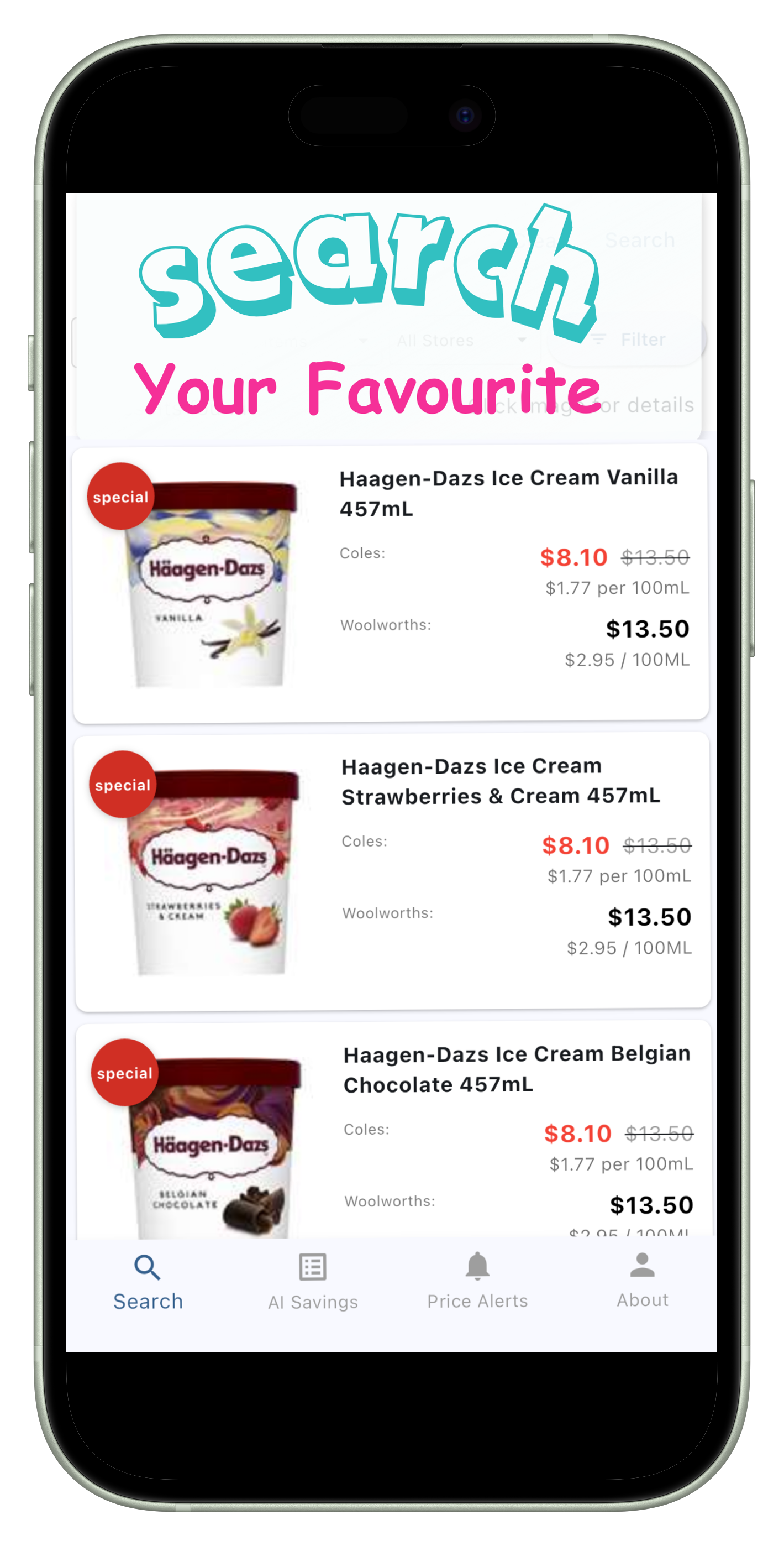iPhone App Screenshot